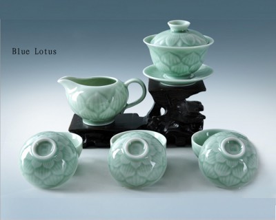 Набор посуды живая керамика «Лотос»
