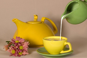 польза зеленого чая с молоком