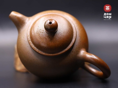 Коллекционный Чайник из Гуанси «Металлик», дровяной обжиг конца 20 века #229, 205мл.