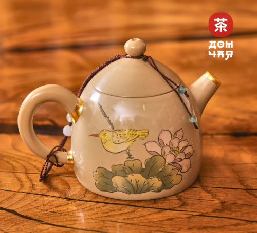 Авторский Чайник Кинцуги «Птица Рассвета», 160мл