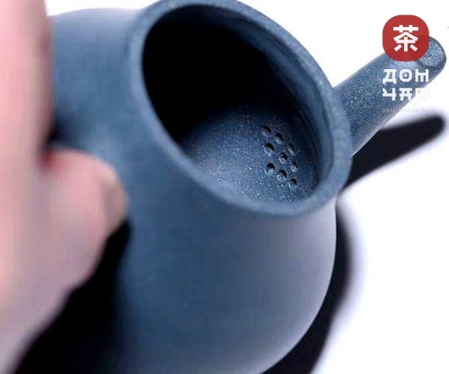 Авторский Исинский чайник из синей глины «Ли Син Ху» в форме груши SHQ #689, 260мл.