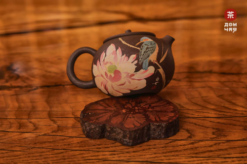 Чайник "Прощание зимородка" Цзяншуйский Барельеф, 160мл