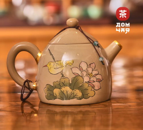 Авторский Чайник Кинцуги «Птица Рассвета», 160мл