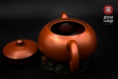 Исинский Чайник, глина "Да Хун Пао" (наработанный мастером) #694,100мл.