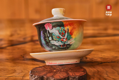 Гайвань Цзиньдэчжэнь "Дракон" , ручная роспись,160 мл.