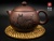 Чайник Исинская глина "Зайцы" #568, 250мл
