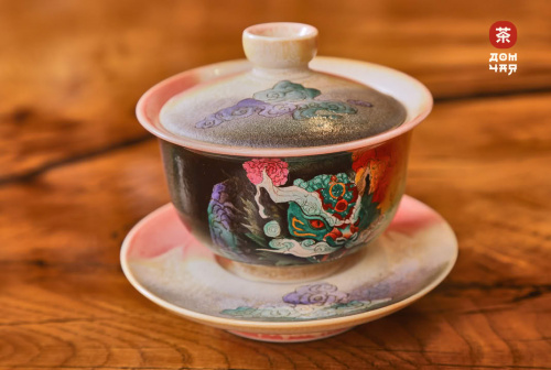 Гайвань Цзиньдэчжэнь "Дракон" , ручная роспись,160 мл.