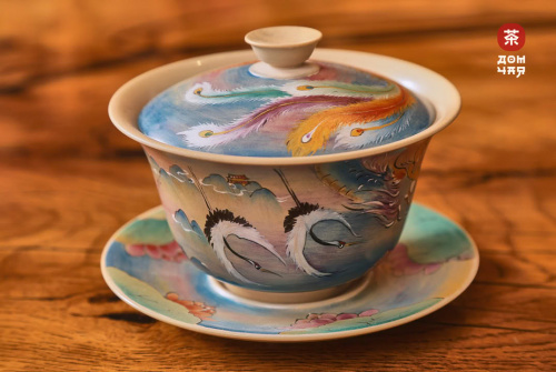 Глининая Гайвань "Журавлинная Песня", Цзиньдэджэнь, 170мл