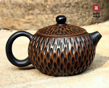 Чайник "Сиши Рифленый "Цзяньшуйская Керамика,180мл