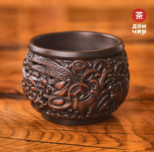 Резная пиала "Пищера Дракона" Цзяньшуй, 100мл.