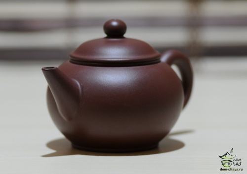Исинский Чайник (Шуй Пин) из глины "Да Хун Пао",170мл #653