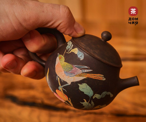 Чайник "Тихий сад" Цзяншуйский Барельеф, 150мл