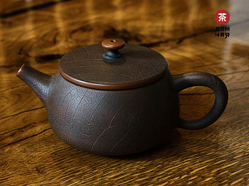 Кожаный Чайник Цзяньшуйская Керамика "Ханьская Черепица", 180мл