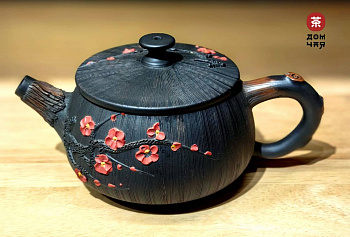 Чайник Цзяньшуйская Керамика "Цветы", 180мл