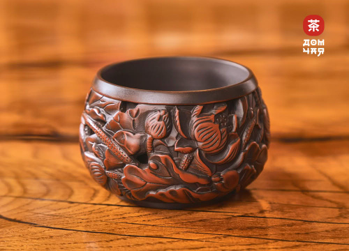 Резная пиала "Лотос" Цзяньшуй, 100мл.