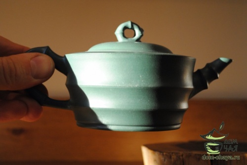 Исинский Чайник Зеленая глина #158