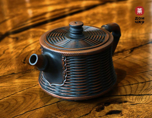 Резной Чайник из Циньчжоу "Корзинка Любао", 280мл