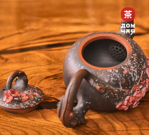 Чайник "Цветы", цзяньшуйская керамика, 270мл