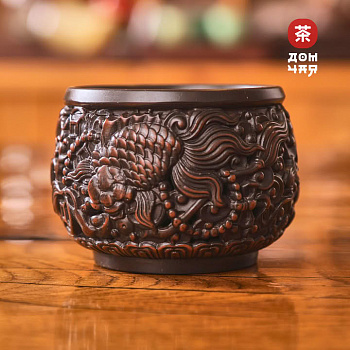 Резная пиала "Пищера Дракона" Цзяньшуй, 100мл.