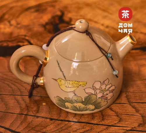 Авторский Чайник Кинцуги «Птица Рассвета», 160мл