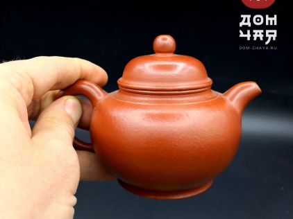 Авторский Исинский чайник, глина "Да Хун Пао" 185мл #680