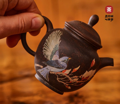Чайник "Тёплые крылья" Цзяншуйский Барельеф, 190мл