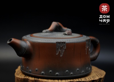 Авторский Чайник из Циньчжоу "Пеньковая коллекция" дровяной обжиг #79, 175мл.
