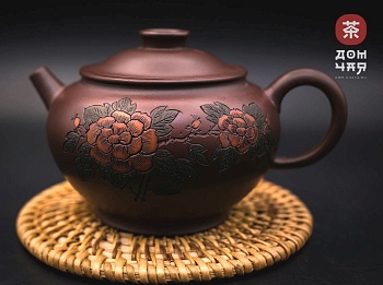 Исинский Чайник, Фиолетовая глина #697, 230мл