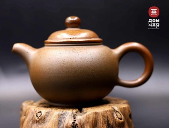 Коллекционный Чайник из Гуанси «Металлик», дровяной обжиг конца 20 века #229, 205мл.