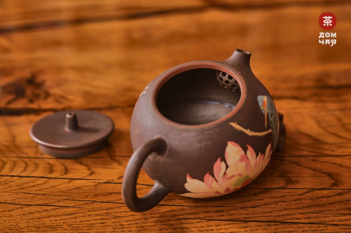 Чайник "Прощание зимородка" Цзяншуйский Барельеф, 160мл